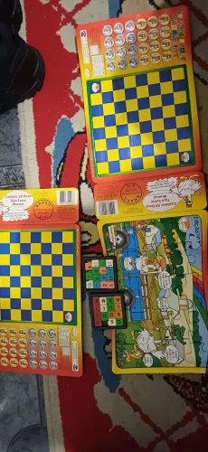Brindes Antigos Cartela De Ovos Gemar Anos 80/90 Jogo De Damas Raro