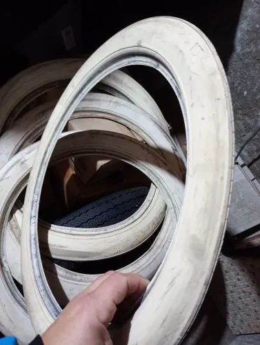 Aro banda branca para pneus aro 15 Fusca camionete e outros 