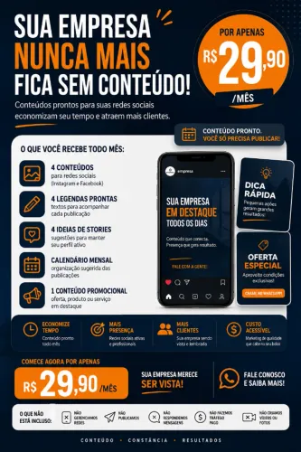 Marketing para Pequenas Empresas R$ 29,90 mês