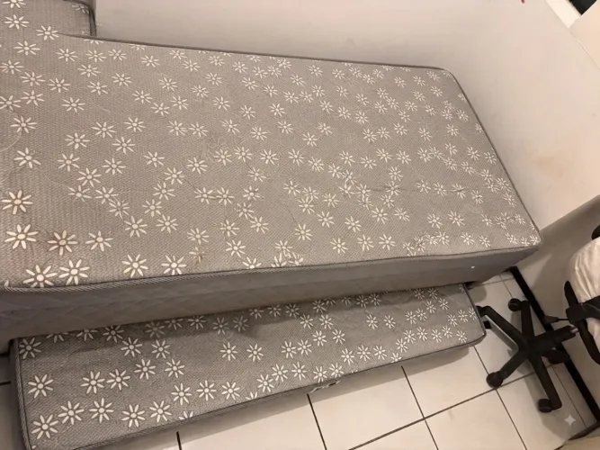 Bicama Box Com Baú E Auxiliar Solteiro