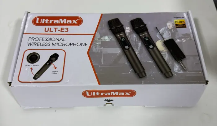 Microfones Karaokê Ultramax ULT-E3