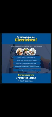 Manutenção e instalações elétricas!