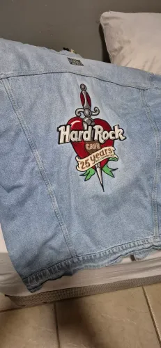 Jaqueta jeans Hard Rock Cafe 25 years.