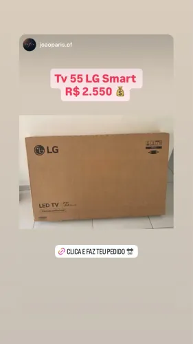 TV LG SMART 55 POLEGADAS *Lacrada