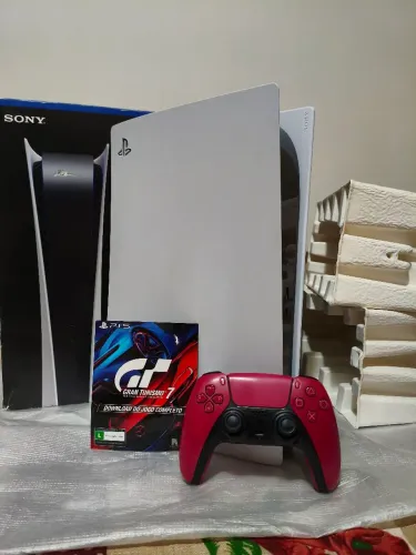 Ps5 Completo, Caixa e Jogo, Passo Cartão De Crédito!
