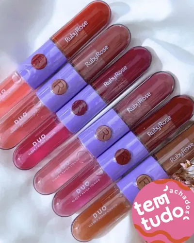 Batom Duo Gloss Ruby Rose
