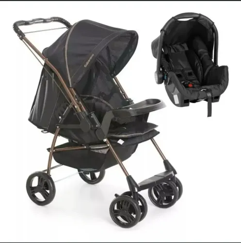 Vendo Carrinho+ Bebê Conforto Milano Rev II Travel Galzerano seminovo