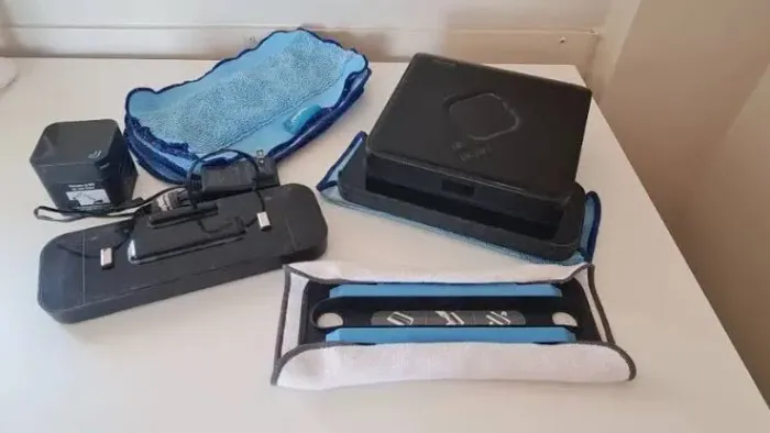 Sucata iRobot Braava 380t Para Peças + Cubo Northstar + Fonte + Panos (Com Defeito)