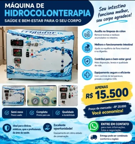 vendo aparelho de hidrocolon