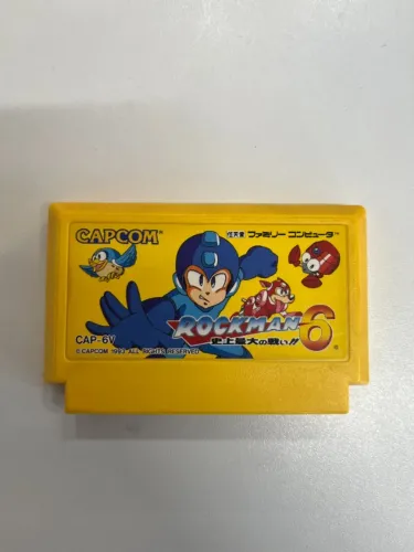 JOGO ROCKMAN 6 SEMINOVO - FAMICOM