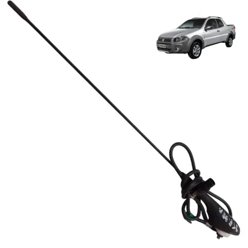 Antena Teto Fiat Strada 2010 2018 Preto