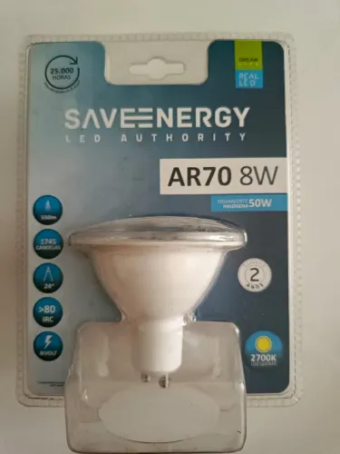 Lâmpada de led AR70 8W 