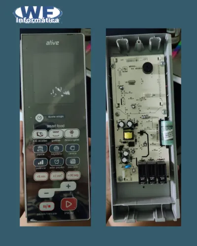 PAINEL DE MEMBRANA E PLACA PRINCIPAL MICRO-ONDAS BRASTEMP BMJ38AR