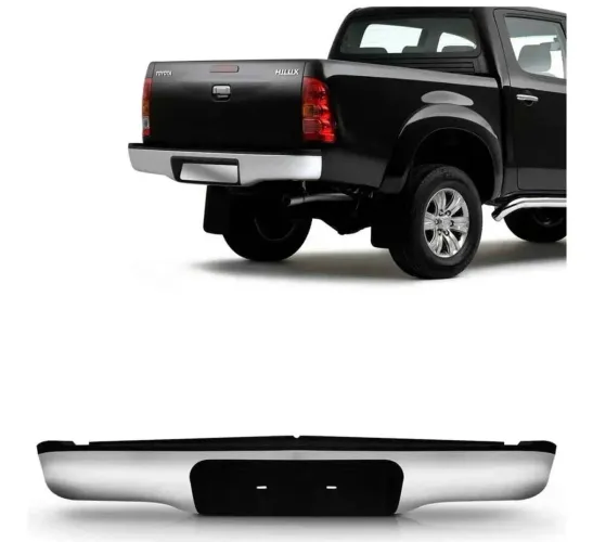 Para-choque traseiro Toyota Hilux 2005 a 2015