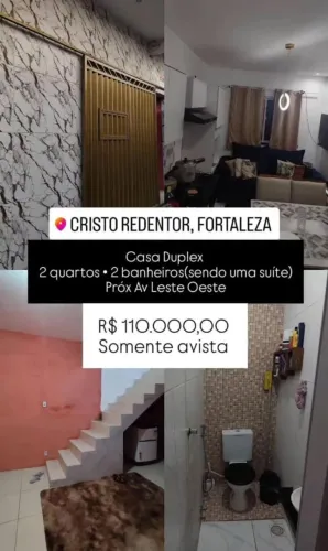 Vendo uma casa duplex