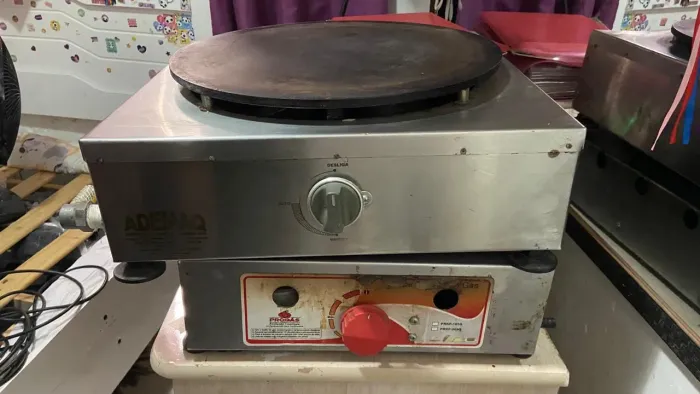 CHAPA PARA CREPE A GÁS