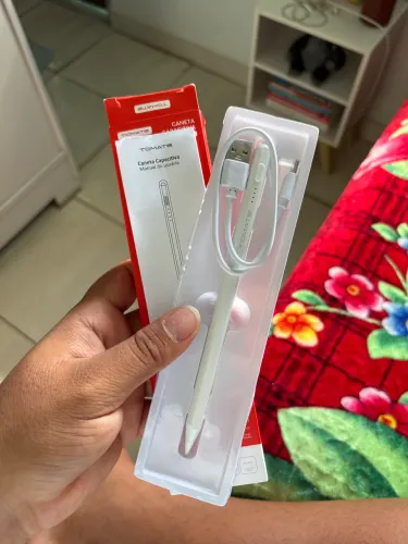 Caneta Capacitiva para tablet e celular Tomate IOS, Android e Windows