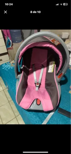 Carrinho e bebê conforto cosco