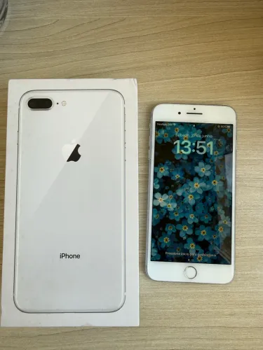 iPhone 8 Plus 64 GB Branco - Funcionando Perfeitamente