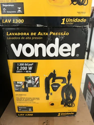 Lavadora de Pressão Vonder 1200w Lacrada c Nf