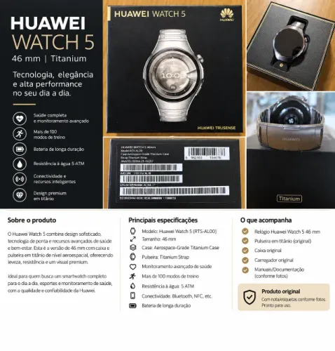 Huawei Watch 5 46mm Titanium