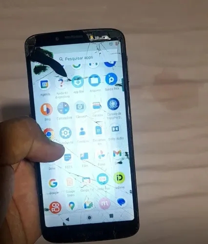 Moto g6 play pra concerto sem o botão pawer