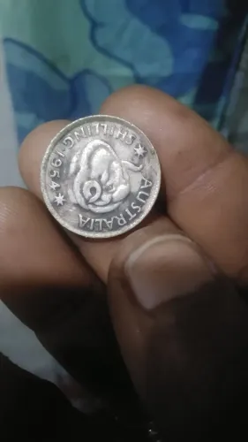 Moeda de prata da Rainha Elizabeth segundo