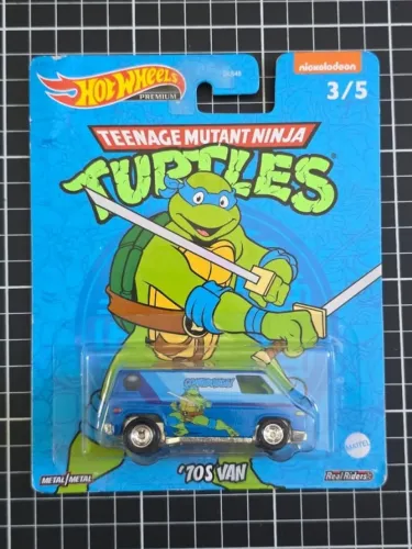 '70s Van - Hot Wheels Premium Temático Tartarugas Ninja