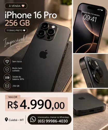 VENDO iPHONE 16 PRO - 256 GB
