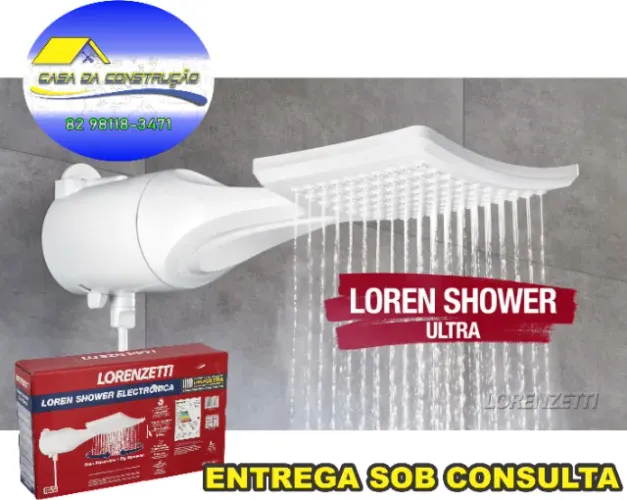 CHUVEIRO LOREN SHOWER C/CABO BR 7500W 220W LORENZETT