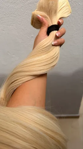 Mega hair de fibra realista