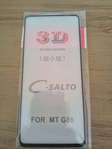 Película de vidro 3D para Moto G86 Nova e sem uso
