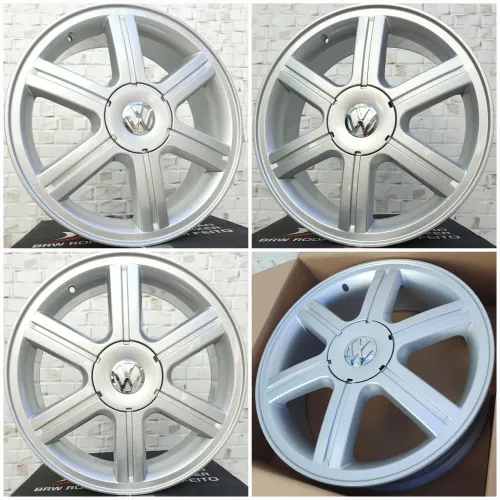 Jogo de Rodas Aro 18x6, Brw260 Gol Rallye Pimentinha, furação 4x100, Novas. 
