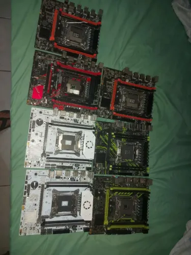 7x Placas x99 ddr4 sucatas