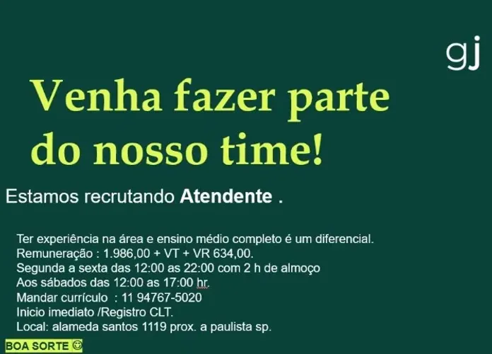 Atendente de restaurante