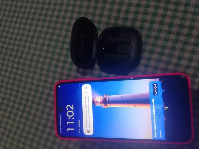 Moto g 15 com fone bluetooth top