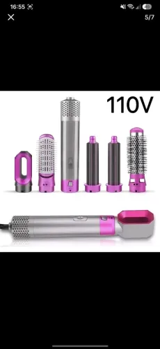Kit Secador 5 em 1 e Pranchar profissional , Por R$ 130