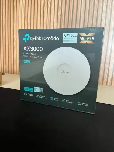 Roteador TP-Link Omada AX3000 WiFi 6 | Ceiling Mount | Novo