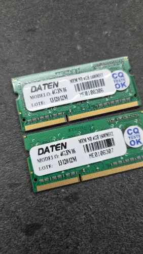 Memória Notebook DDR3 8GB - 2X 4GB 1600MHz