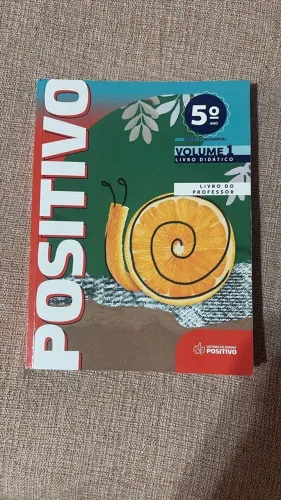 Livro: Apostila Positivo - 5ºano - Ensino fundamental - Livro do professor em ótimo estado