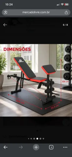 Cadeira extensora e banco reclinável