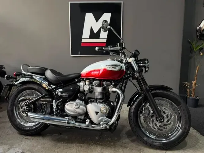TRIUMPH BONNEVILLE SPEEDMASTER 2025 2.000km - Único dono - Baixíssima km - Revisada