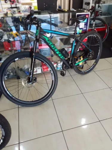 Bike aro 29 tam 17 c/ k7 raios inox!