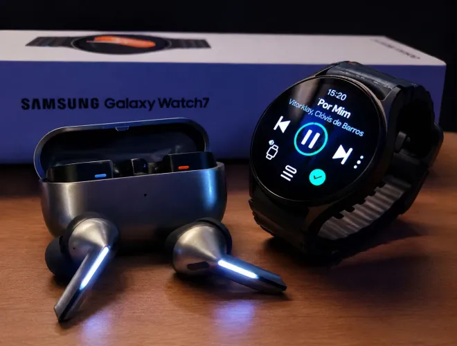 KIT SAMSUNG!!! Galaxy Watch 7 + Galaxy Buds 3 Pro