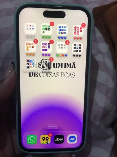 iPhone 15 256GB Branco/Azul