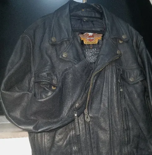Jaqueta de couro para motociclistas HARLEY-DAVIDSON
