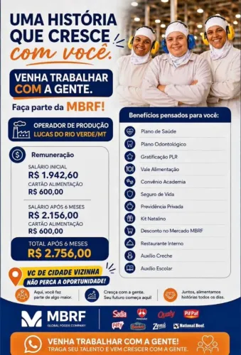 Vaga de emprego 2 anos