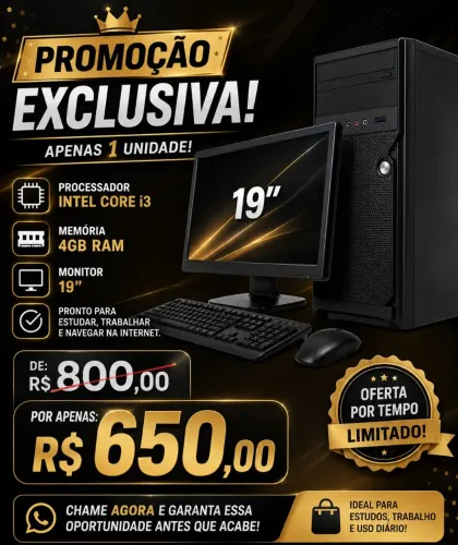 Promoção imperdível 