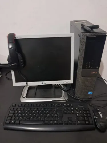 Computador Completo Dell + Monitor LG + SSD + Wi-Fi 