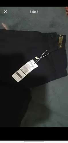 Calca cargo preta _ bobojaco _ camisa social